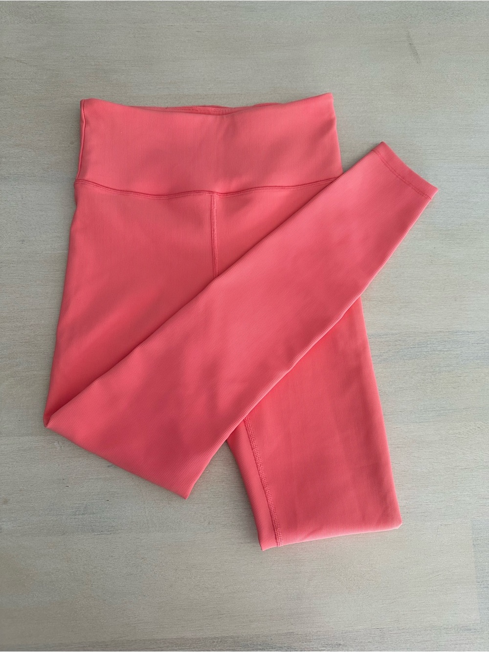 Thrive Societe Refine Rib 7/8 Legging, New, Coral